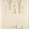 Istakhr. Plan et détails des colonnes du palais.