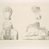 Persépolis. Portique no. 1. Fragments de chapiteaux trouvés dans les fouilles.