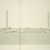 Persépolis. Palais no. 2. Élévation géométrale. (Planche quadruple.)