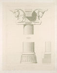 Persépolis. Palais no. 2. Détails de colonnes.