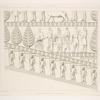 Persépolis. Palais no. 2. Bas-relief de la rampe de droite de l'escalier du centre.