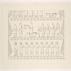 Persépolis. Palais no. 2. Bas-relief du mur de soutènement, à droite de l'escalier du centre.