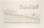 Persépolis. Palais no. 2. Bas-relief du mur de soutènement, à droite de l'escalier du centre.