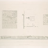 Persépolis. Palais no. 4 du plan général. (Plan, façade et inscriptions.)