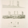 Persépolis. Palais no. 7 du plan général. (Plan, façade et coupe.)