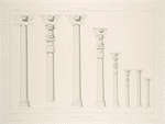 Persépolis. Parallèle des colonnes.