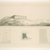 Passargade. Vue et plan de forteresse.