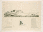 Passargade. Vue et plan de forteresse.