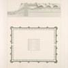 Serpoul-Zohab. Forteresse de Kala-i-Kuhna. (Coupe et plan.)