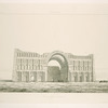 Ctesiphon. Vue du palais sassanide.