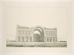Ctesiphon. Vue du palais sassanide.