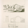 Altoun Kupri. Pont sassanide: vue, coupe, façade et plan.