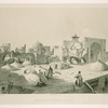 Mosquée royale & terrasses de maisons à Casbin [Qazvīn].