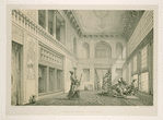 Intérieur d'un appartement ou divân-i-khâneh, Téhérân.