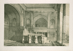 Intérieur de la salle du trône, Téhérân.