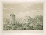 Tour de Yezid et ruines de Rhey [Ray], près Téhérân.