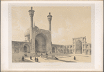 Cour intérieure de la Grande Mosquée, (Ispahan)