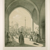 Entrée d'un caravân-sérail à Ispahan.