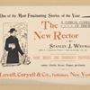 One of the most fascinating stories of the year. The new rector.