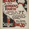 The New York Sunday herald for the glorious fourth. Sunday June 30th 1895.