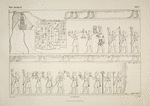 Darstellungen und Inschriften historischen Inhaltes aus dem Terrassentempel von Dêr-el Bah'eri in Ober-Aegypten, behandelnd vorzugsweise die im 17. Jahrhundert v. Chr. von Seiten der Königin Misaphris, Schwester Thutmosis III, nach Arabien entsendete Seeexpeidition (ausgenommen die Opferliste e auf Taf. V und die auf Taf. VI, welche zwei Thebanischen Privatgräbern entnommen sind.)