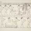 Darstellungen und Inschriften historischen Inhaltes aus dem Terrassentempel von Dêr-el Bah'eri in Ober-Aegypten, behandelnd vorzugsweise die im 17. Jahrhundert v. Chr. von Seiten der Königin Misaphris, Schwester Thutmosis III, nach Arabien entsendete Seeexpedition (ausgenommen die Opferliste e auf Taf. V und die auf Taf. VI, welche zwei Thebanischen Privatgräbern entnommen sind.)