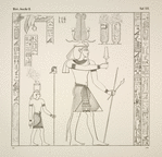 Darstellungen und Inschriften historischen Inhaltes aus dem Terrassentempel von Dêr-el Bah'eri in Ober-Aegypten, behandelnd vorzugsweise die im 17. Jahrhundert v. Chr. von Seiten der Königin Misaphris, Schwester Thutmosis III, nach Arabien entsendete Seeexpedition (ausgenommen die Opferliste e auf Taf. V und die auf Taf. VI, welche zwei Thebanischen Privatgräbern entnommen sind.)