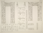 Einige mythologische Darstellungen und Bauinschriften aus den Räumen der 3. und 4. Terrasse.
