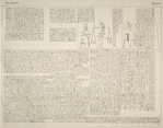 Darstellungen und Inschriften aus dem Tempel Ramses III in Medinet-Habu.