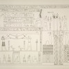Darstellungen, vorzugsweise mythologischer Natur, Weihinschriften aus dem Tempel von Dendera, ausgenommen die Abbildungen der Nord- und Südschlange mit den dazu gehörigen Inschriften, welche sich an der Thür zur östlichen Colonnade des zweiten Tempelhofes von Philae befinden.