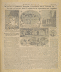 Page of New York herald, Sunday July 27 1913, with reproduction of pageant of Darien poster