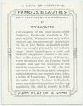 Pocahontas.