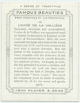Louise de la Valliere.