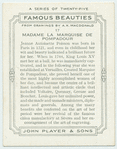 Madame la Marquise de Pompadour.