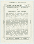 Catherine the Great.