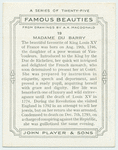 Madame du Barry.