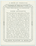 Marie Antoinette.