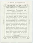Georgiana, Duchess of Devonshire.