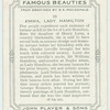 Emma, Lady Hamilton.