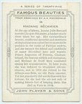Madame Recamier.