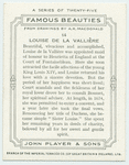 Louise de la Valliere.