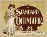 The leading magazine of fashion. Standard delineator February number.