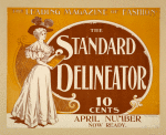 The leading magazine of fashion. Standard delineator April number.