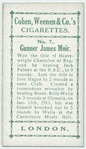 Gunner James Moir