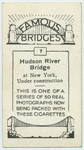 Hudson River Bridge at New York, under construction.