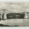 Menai Strait Suspension Bridge.