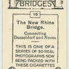 The new Rhine Bridge, connecting Dusseldorf and Neuss.
