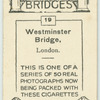 Westminster Bridge, London.