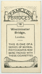 Westminster Bridge, London.