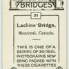 Lachine Bridge, Montreal, Canada.